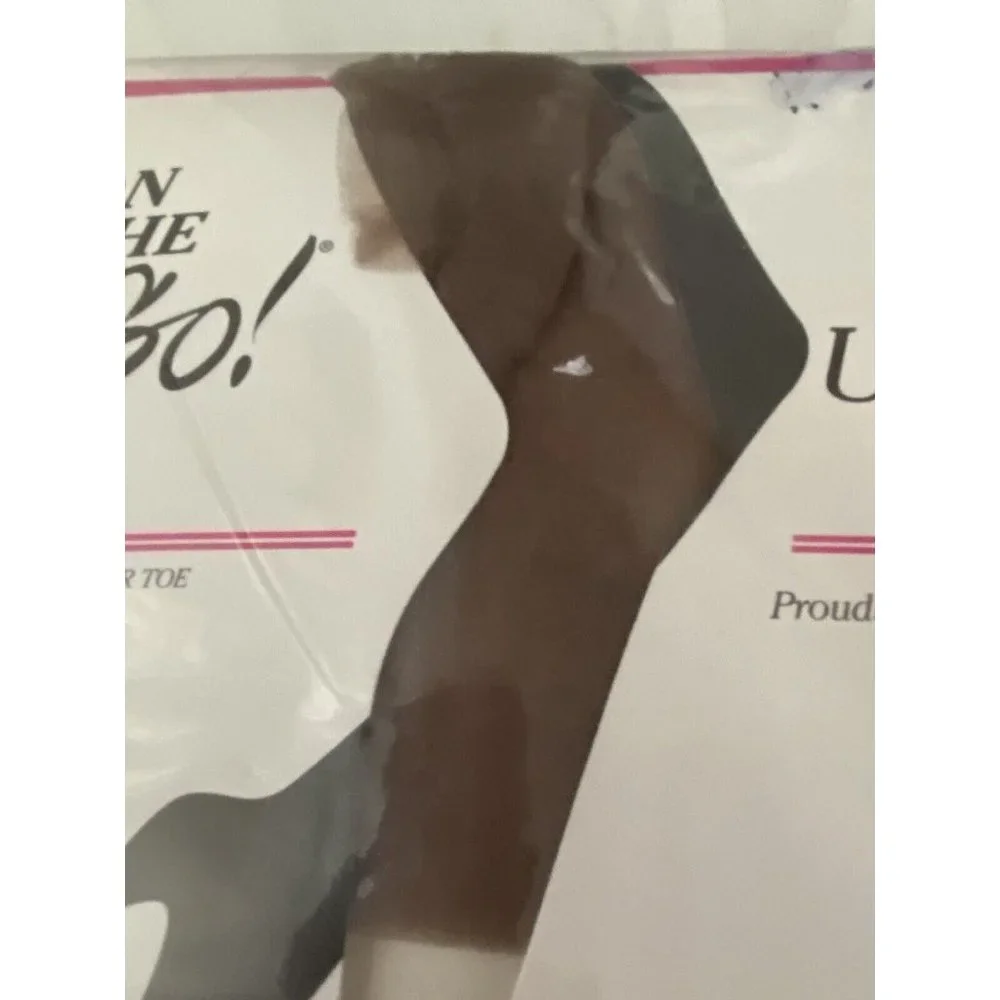 Vintage On the Go Pantyhose Womens Size 3 Platina Ultra Sheer Ultra Transparente